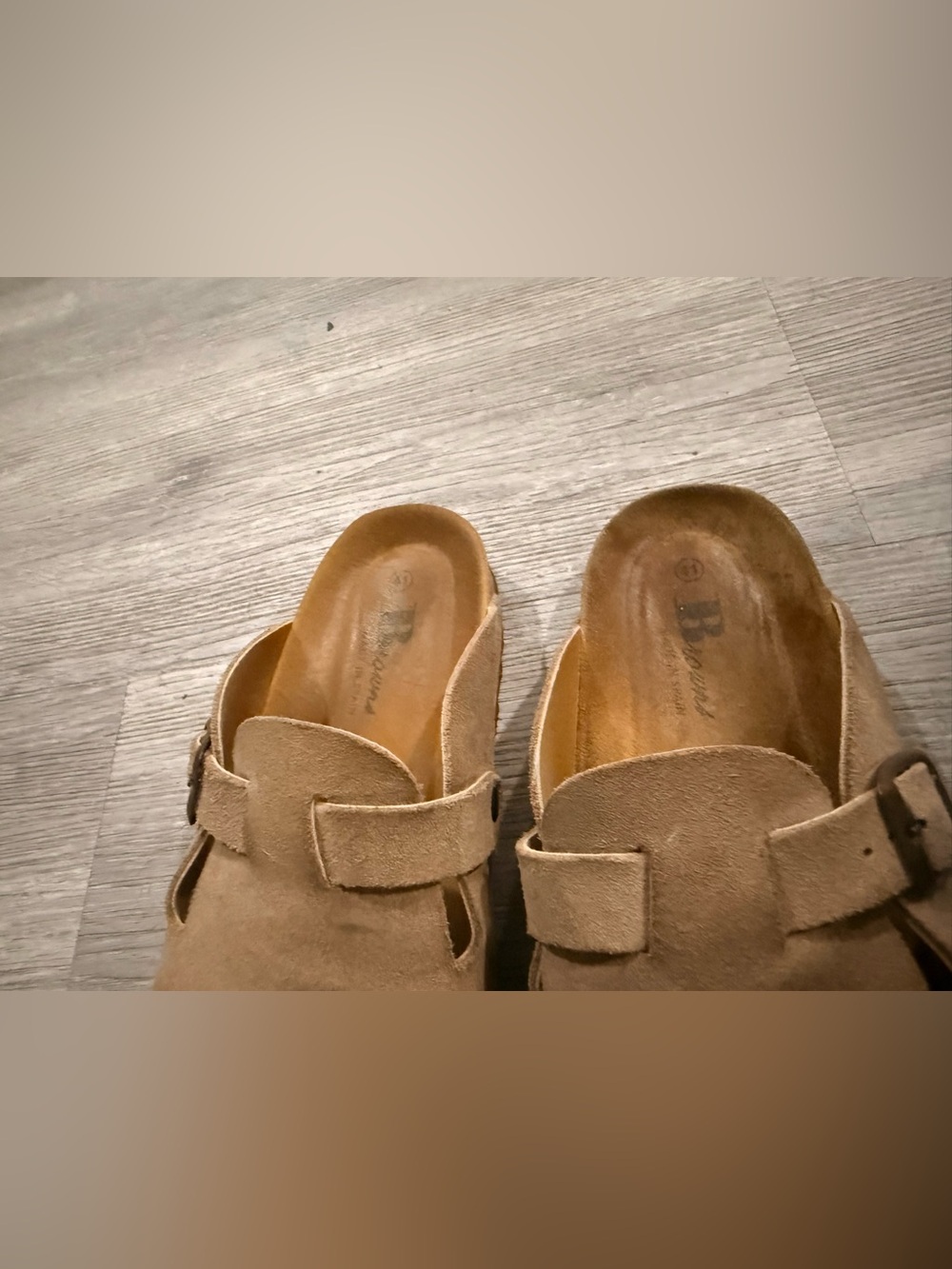 Women Size 9 Browns Boston Soft Footbed Suede Clogs - Gently Used - Picture 2 of 7